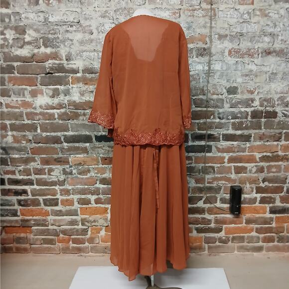 Mother of the Bride Dress Suit 2 Piece Women's Size 10 Cocktail Party Wedding - Picture 3 of 12